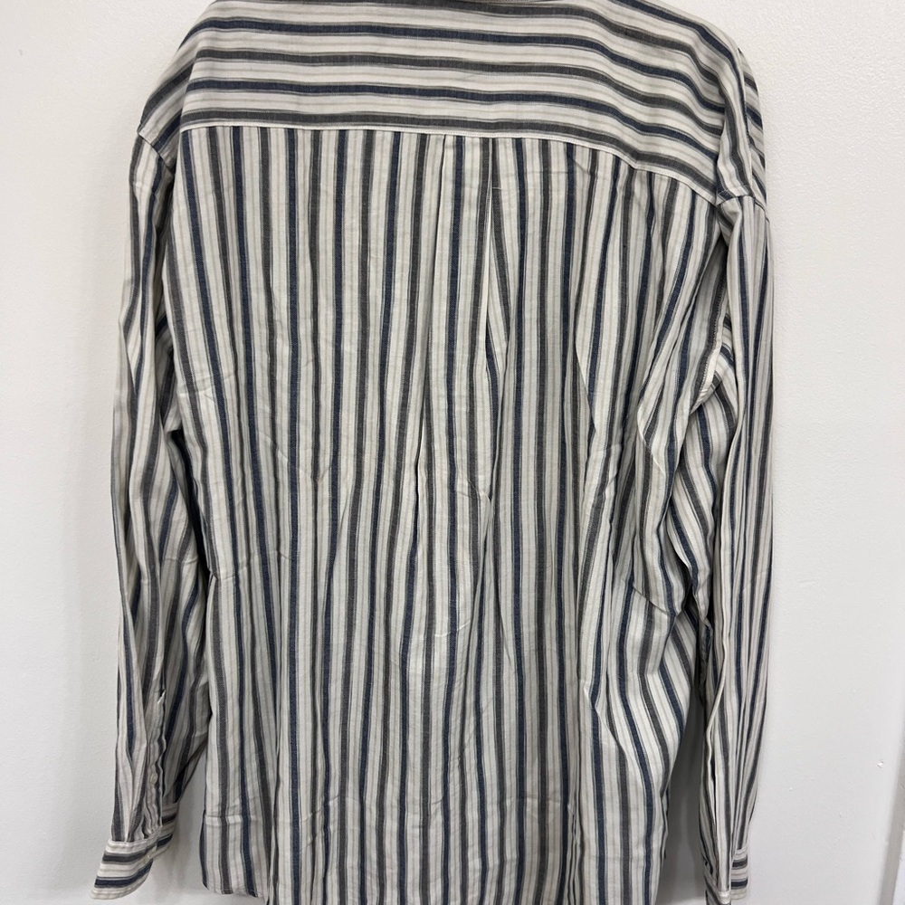 Dockers Men's Black and White Striped Shirt - Picture 2 of 5